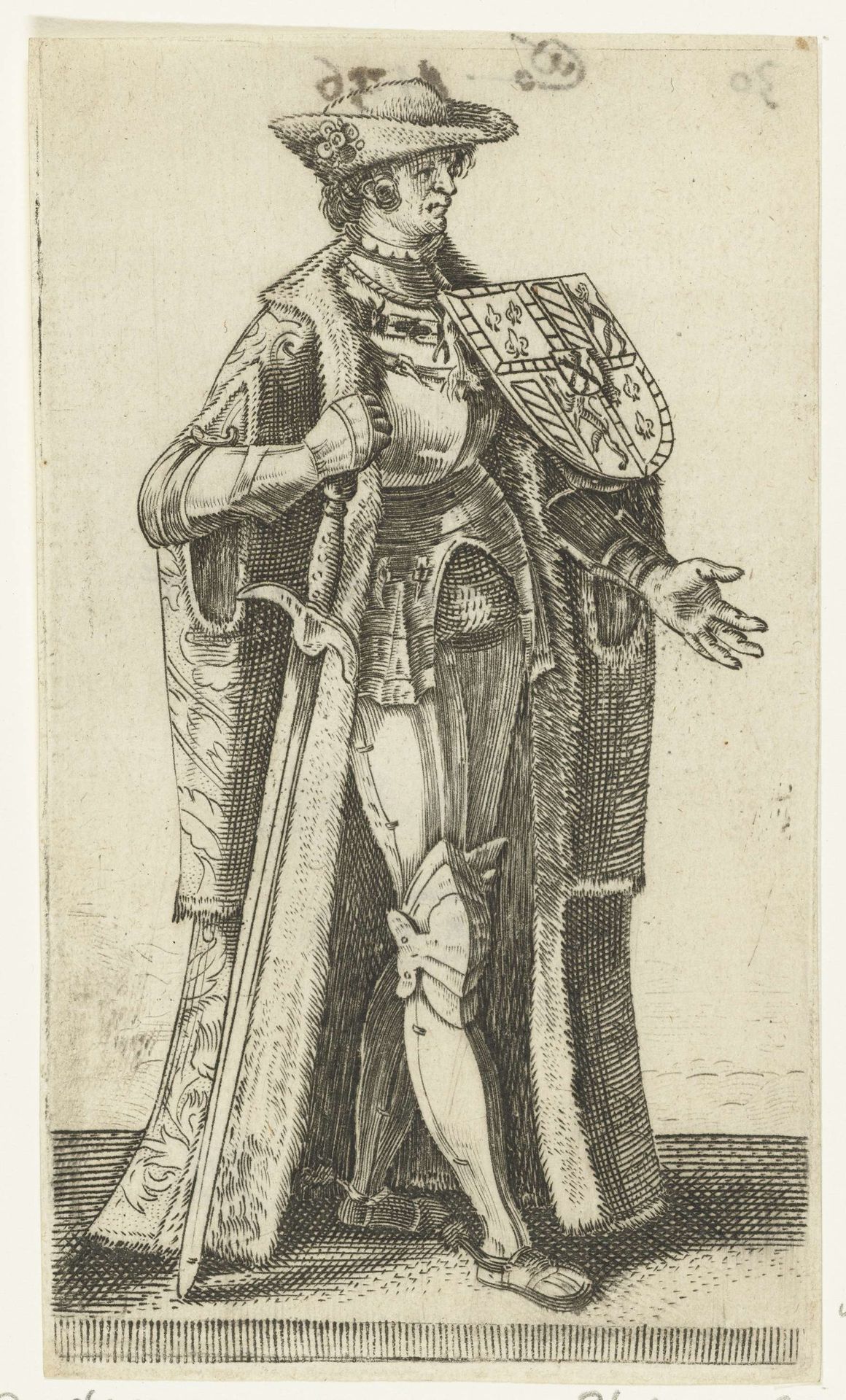Portret van Filips de Goede, hertog van Bourgondië by Adriaen Matham