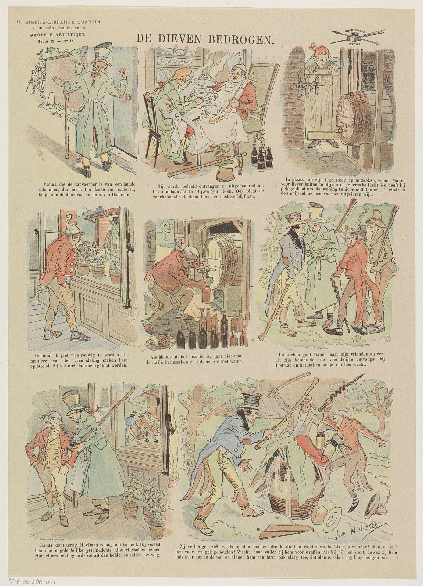 De dieven bedrogen by Ducourtioux & Huillard