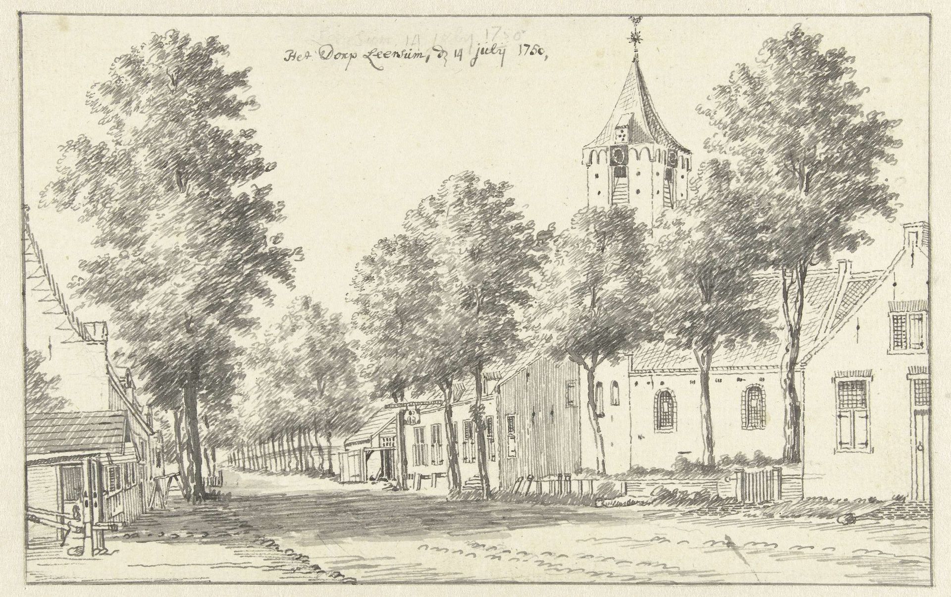 Dorpsstraat te Leersum by Jan de Beijer