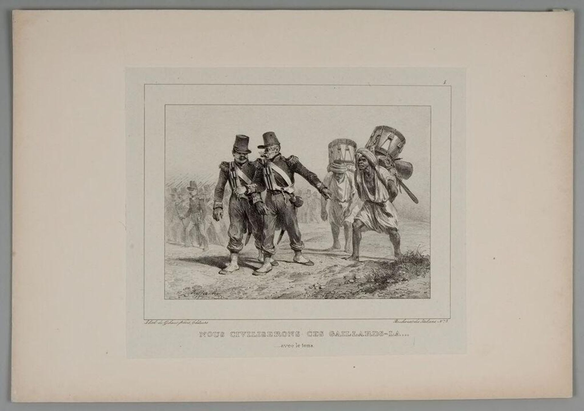 We'll Civilize These Fellows by Auguste Raffet