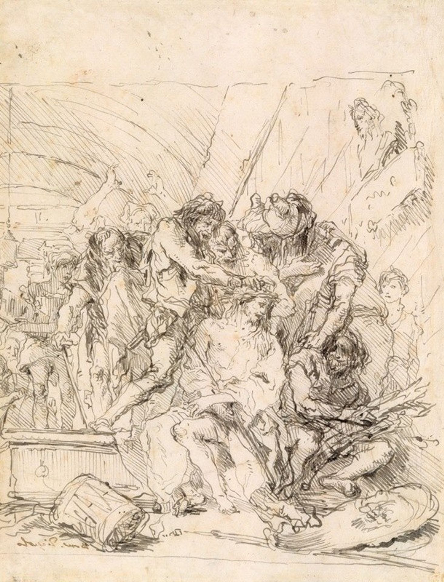 Christ Crowned with Thorns by Giovanni Domenico Tiepolo