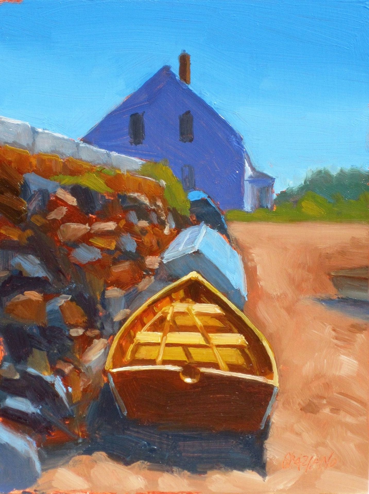 Monhegan Row Boats by Dan Graziano