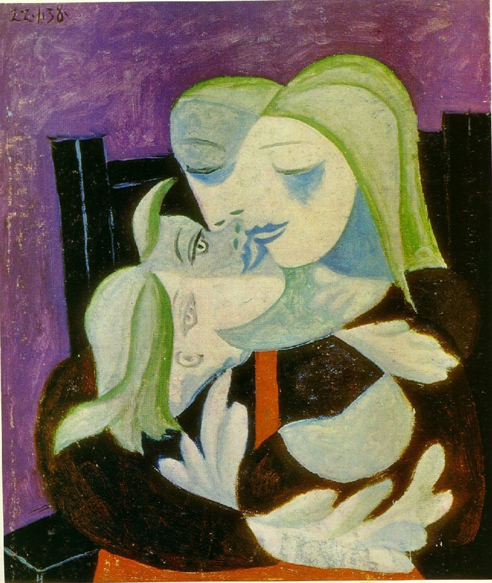Mother and child (Marie-Therese and Maya) by Pablo Picasso