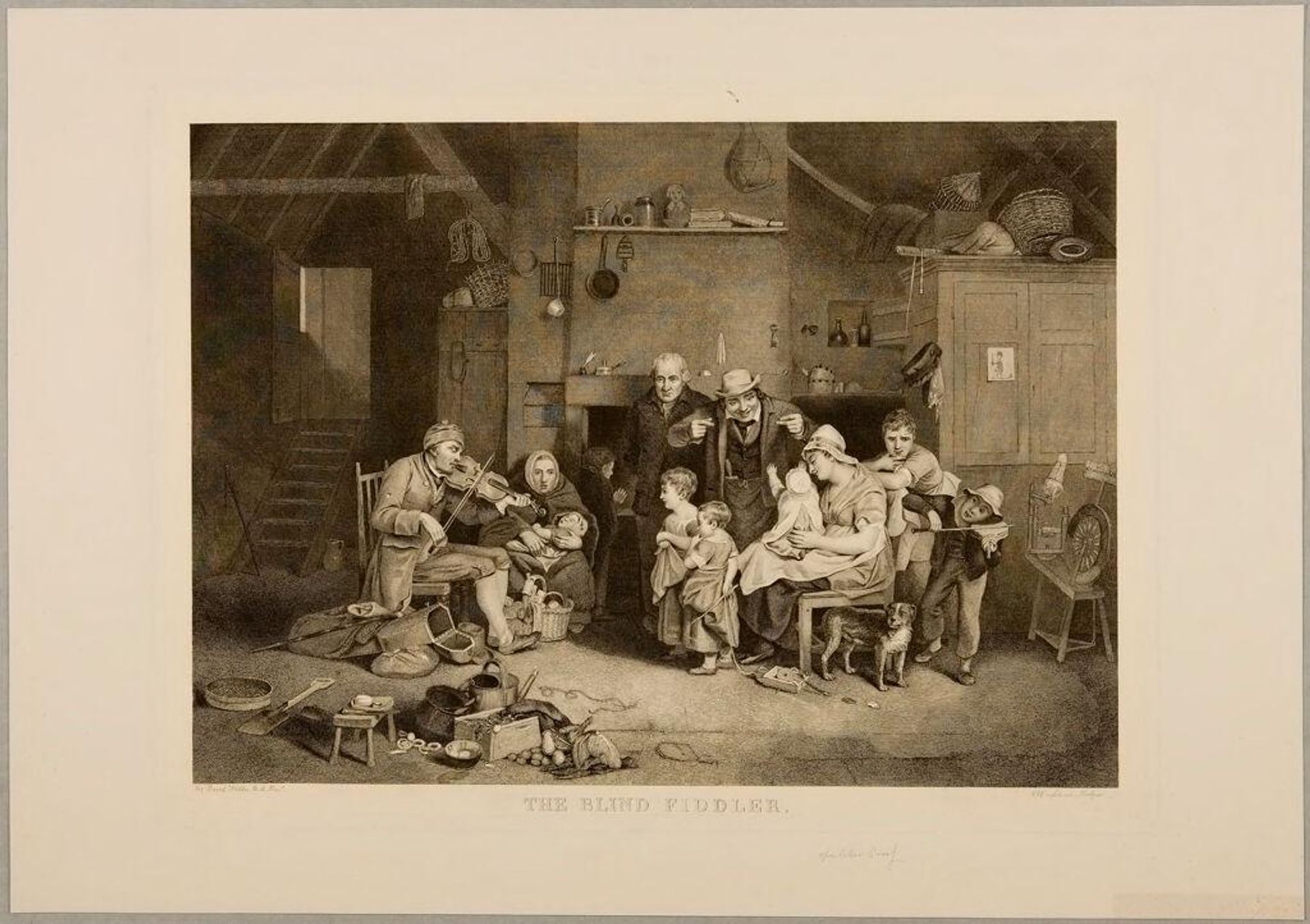 The Blind Fiddler by Francis Engleheart