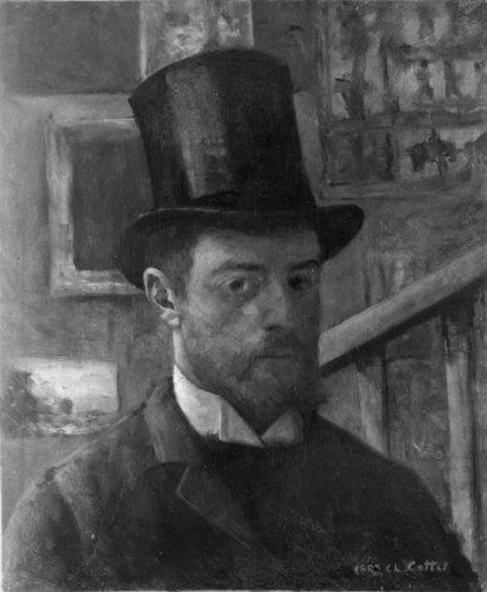 Self-Portrait by Charles Cottet