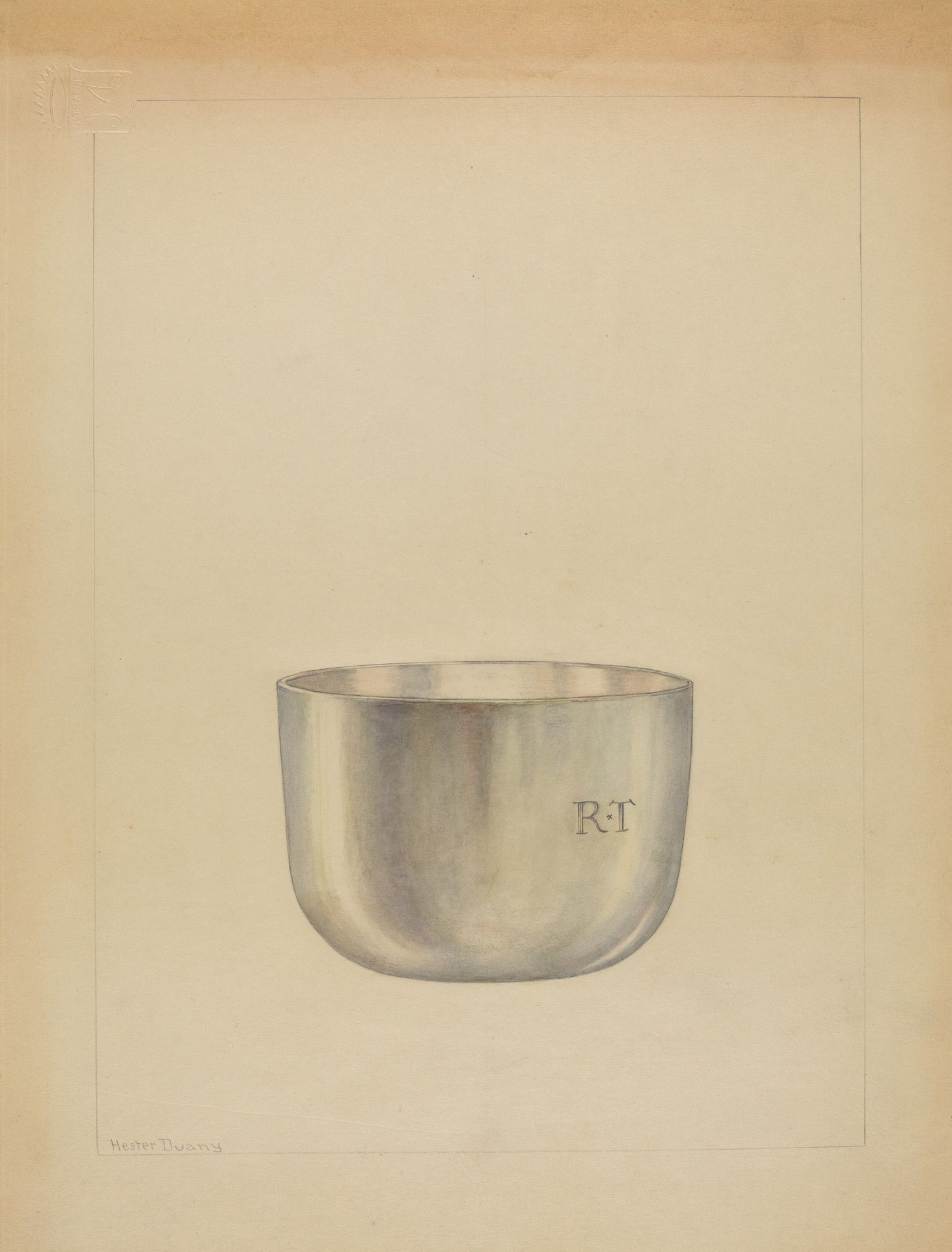 Silver Bowl by Hester Duany