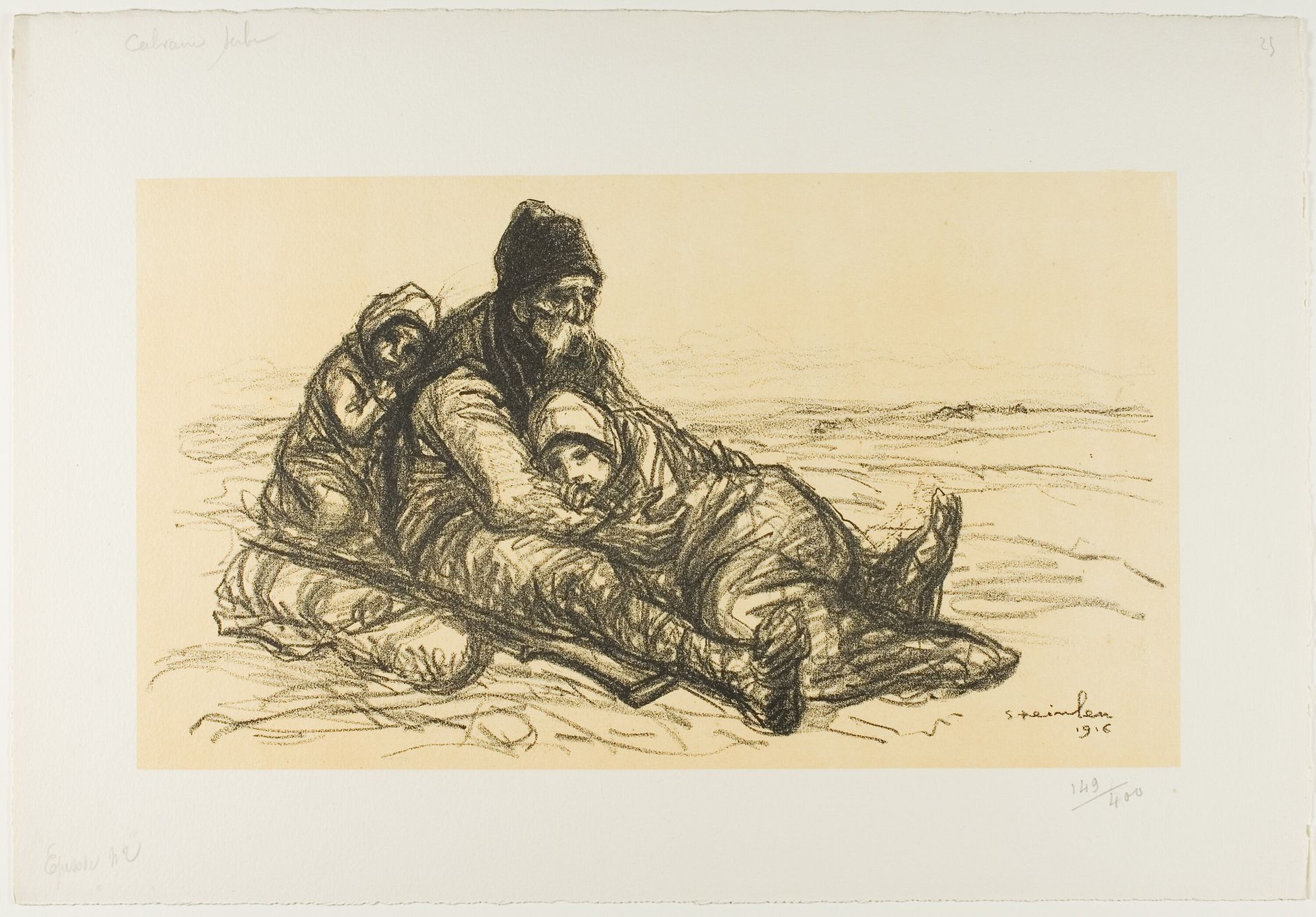 Serbian Cavalry, Second Episode by Théophile Alexandre Steinlen
