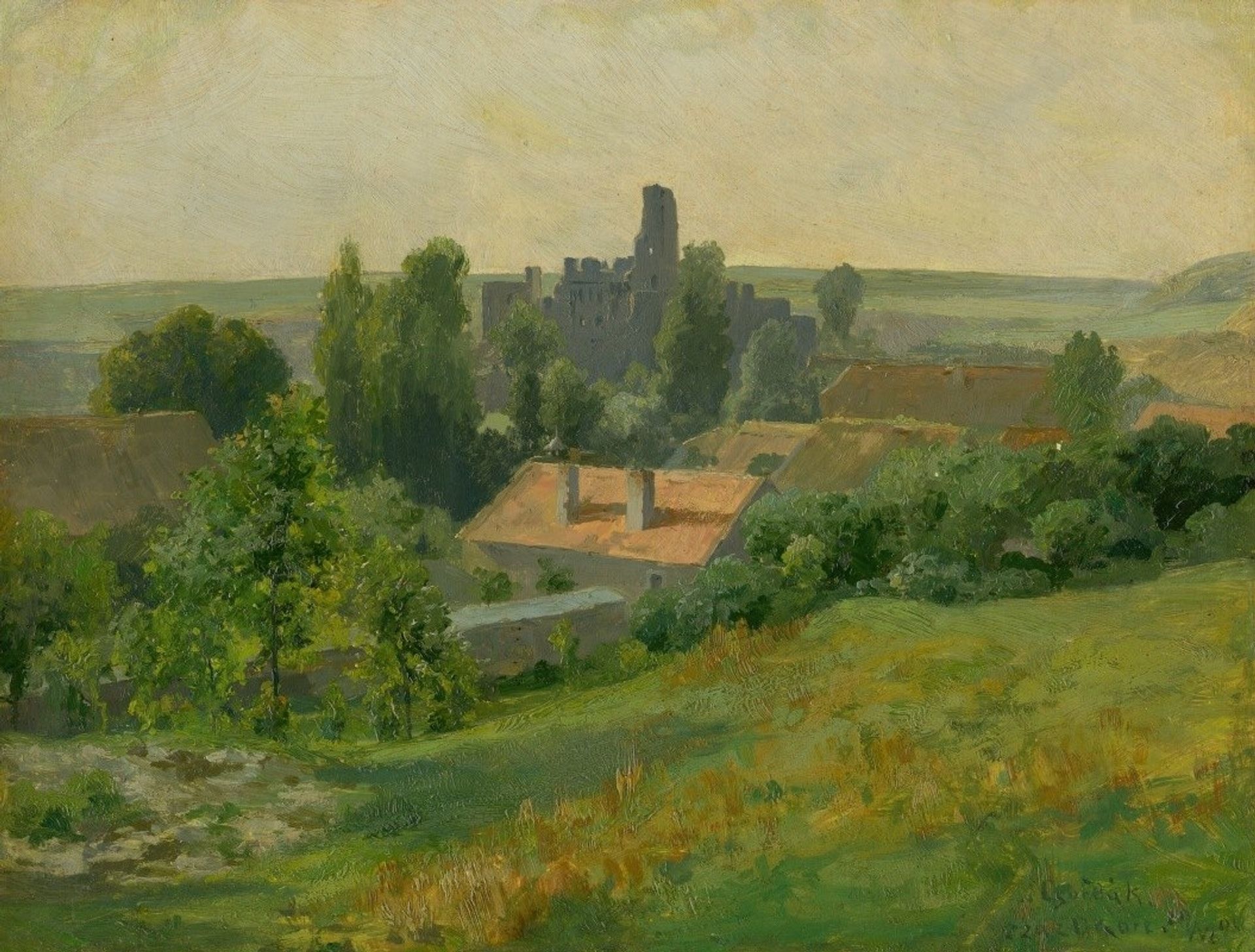 Okoř Castle by Ľudovít Čordák