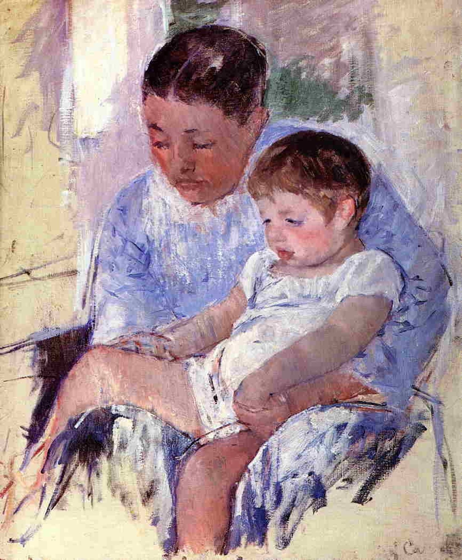 Jenny and Her Sleepy Child by Mary Cassatt