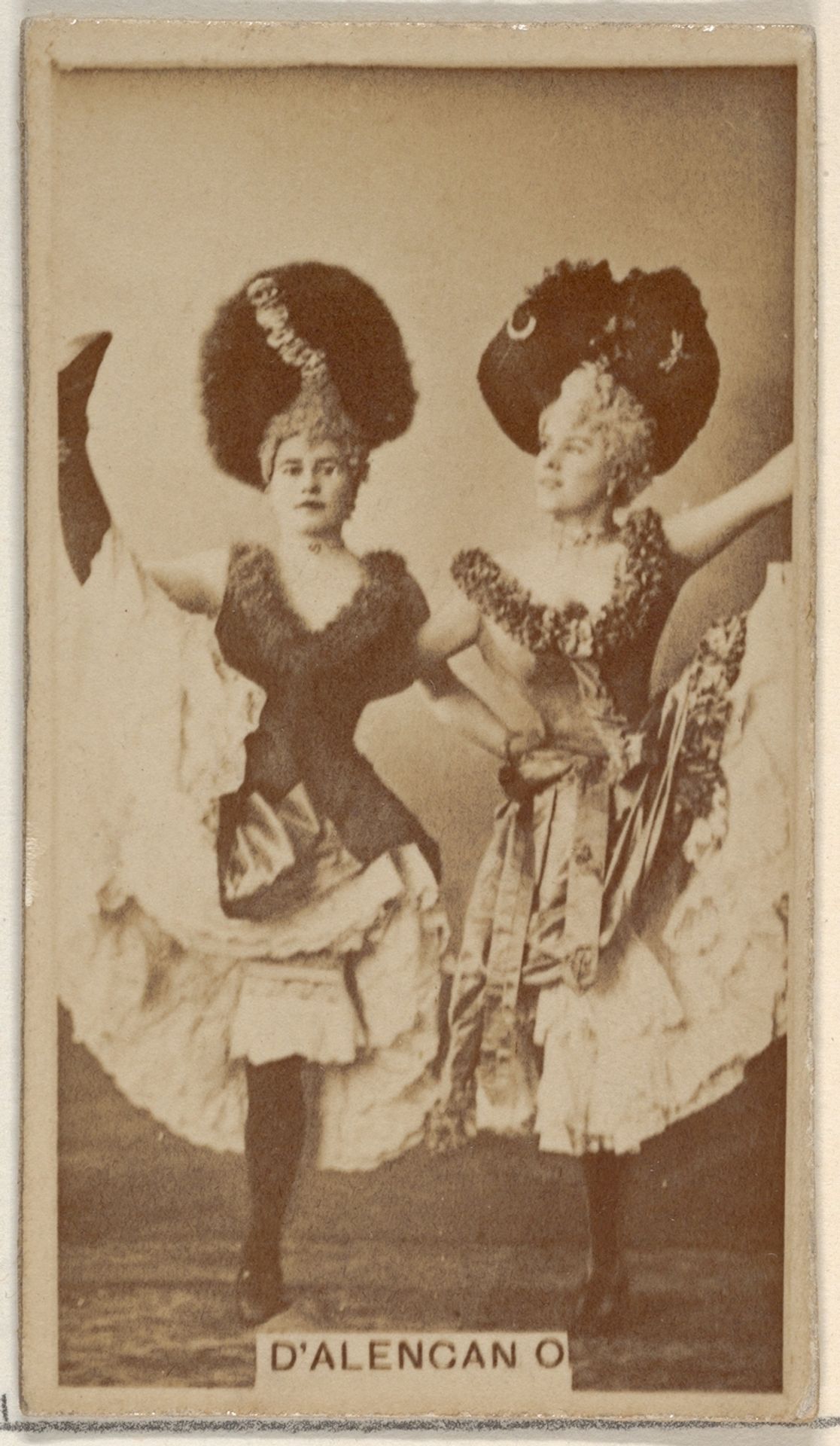 D'Alencan, from the Actors and Actresses series (N45, Type 8) for Virginia Brights Cigarettes by Allen & Ginter
