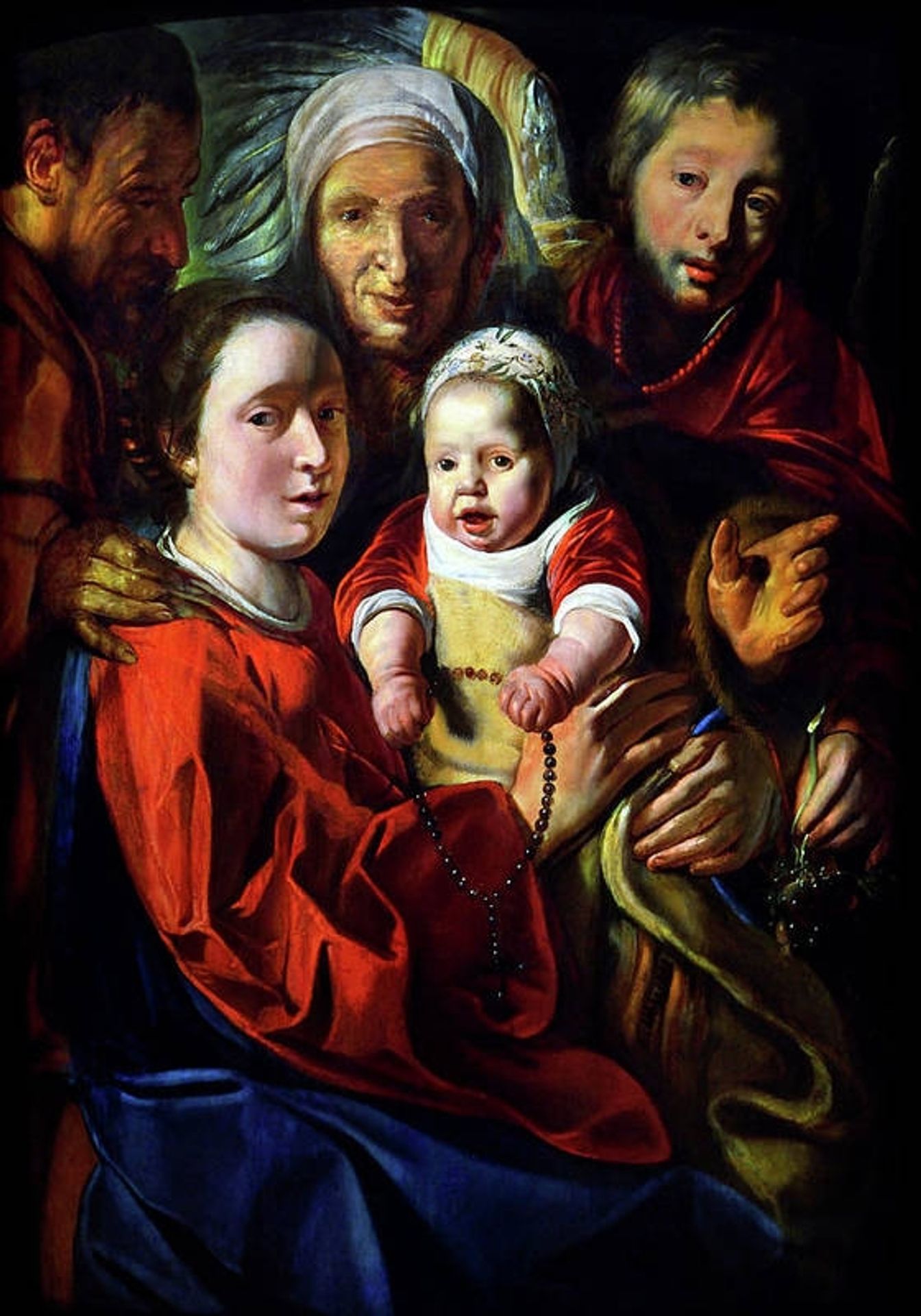 The Holy Family by Jacob Jordaens
