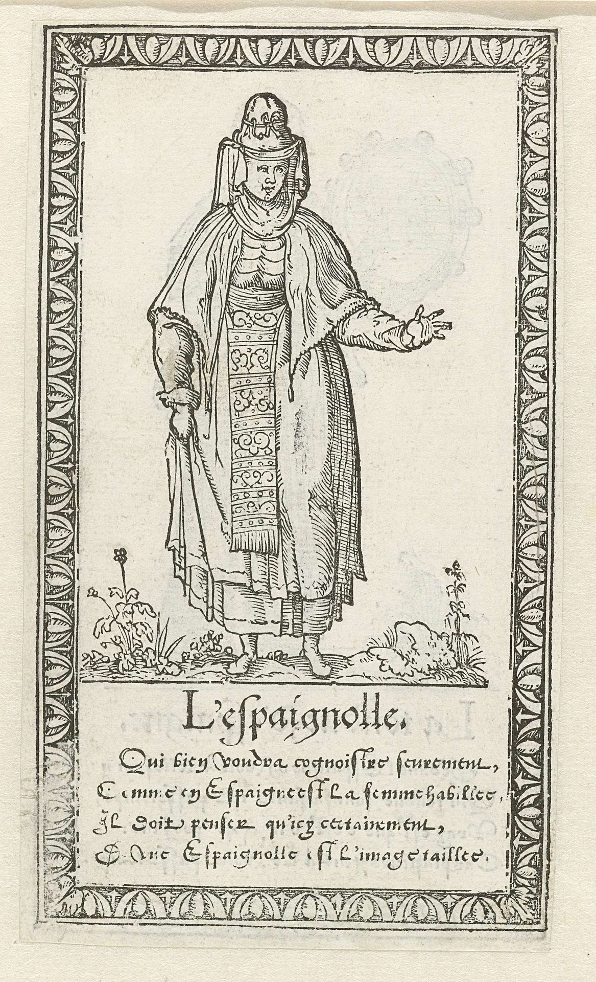 Vrouw uit Spanje by François Desprez