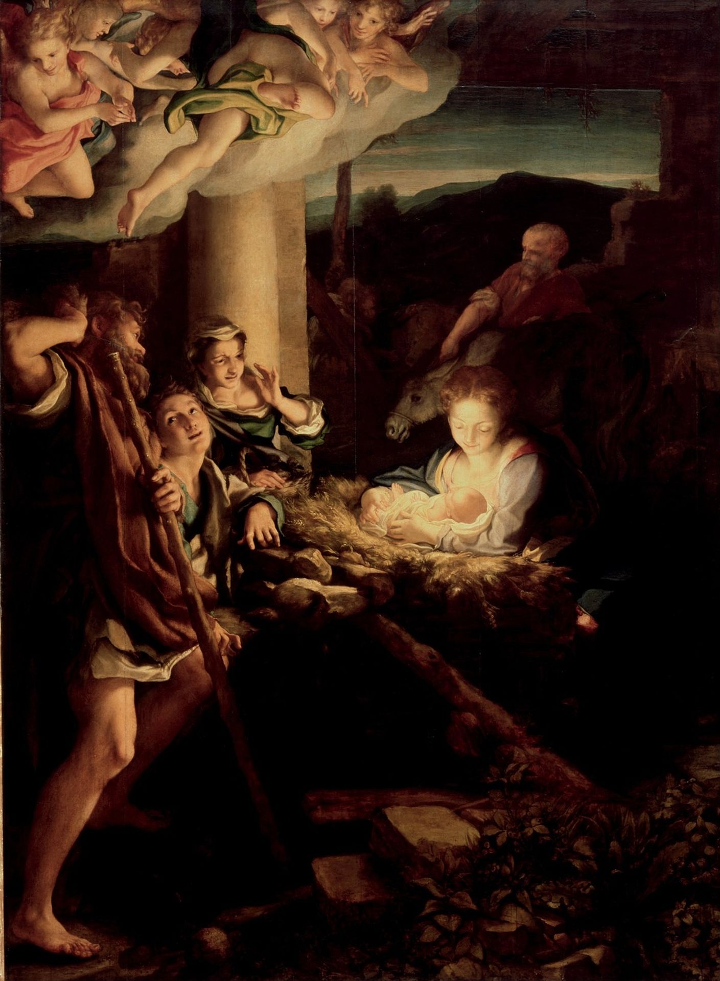 Adoration of the Shepherds (The Holy Night) by Correggio