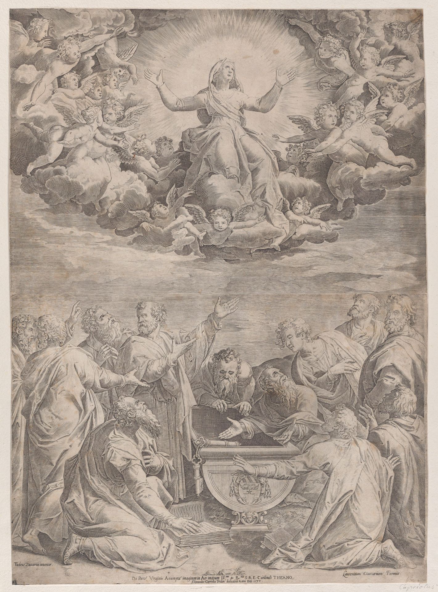 Assumption of the Virgin by Aliprando Caprioli
