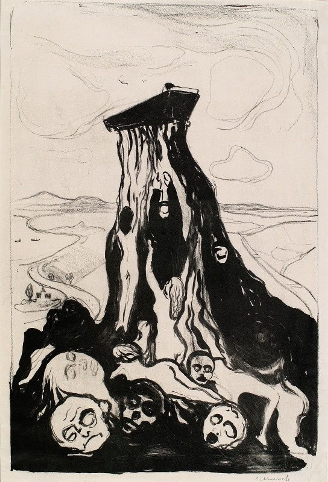 Funeral March by Edvard Munch