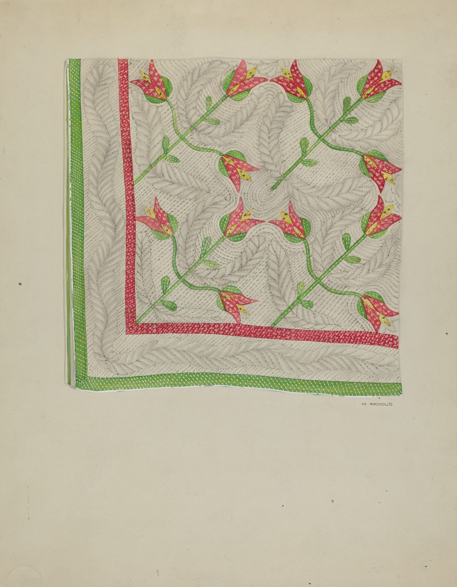 Applique Quilt by Madeline Arnold