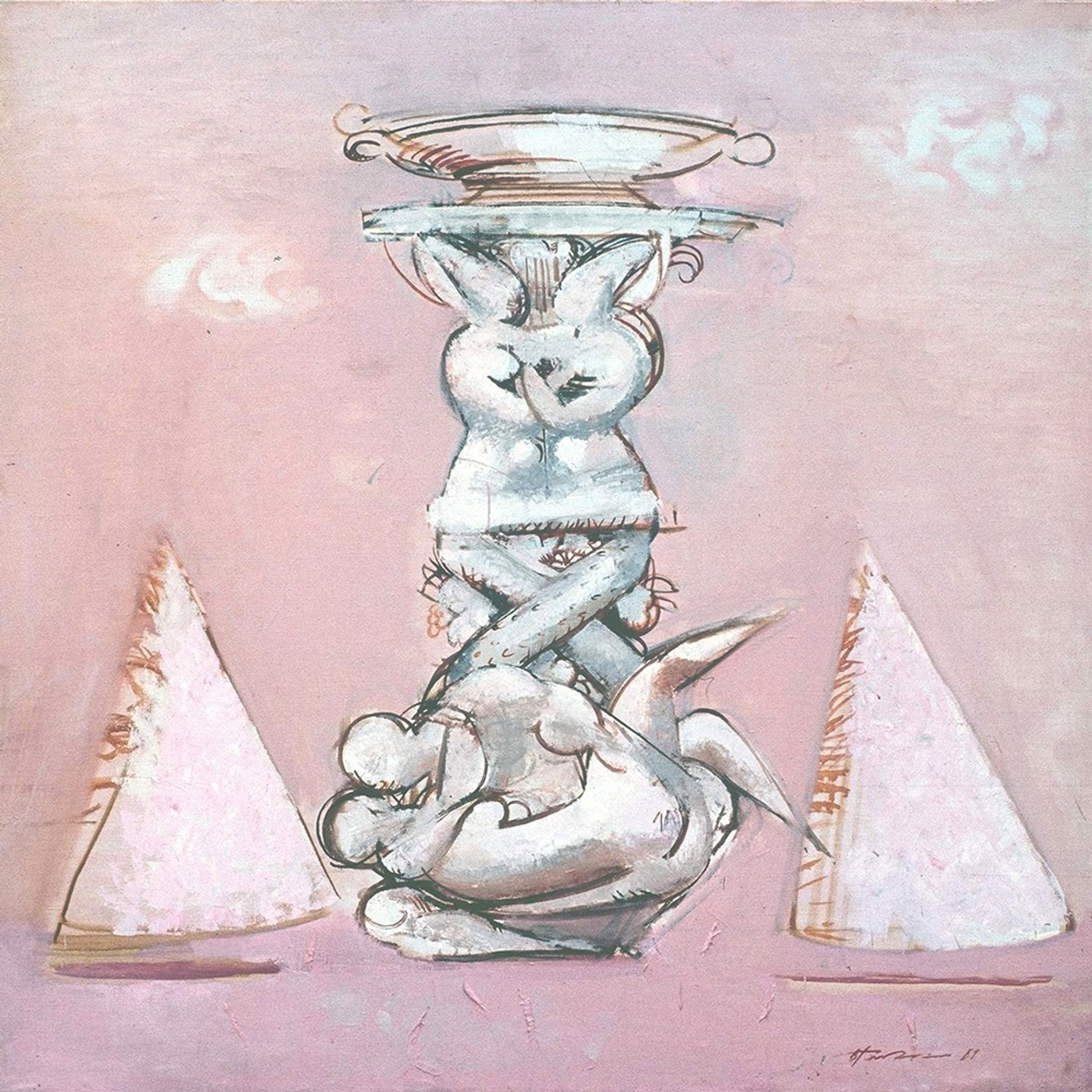 Fountain constructing (pink) by Vasiliy Ryabchenko