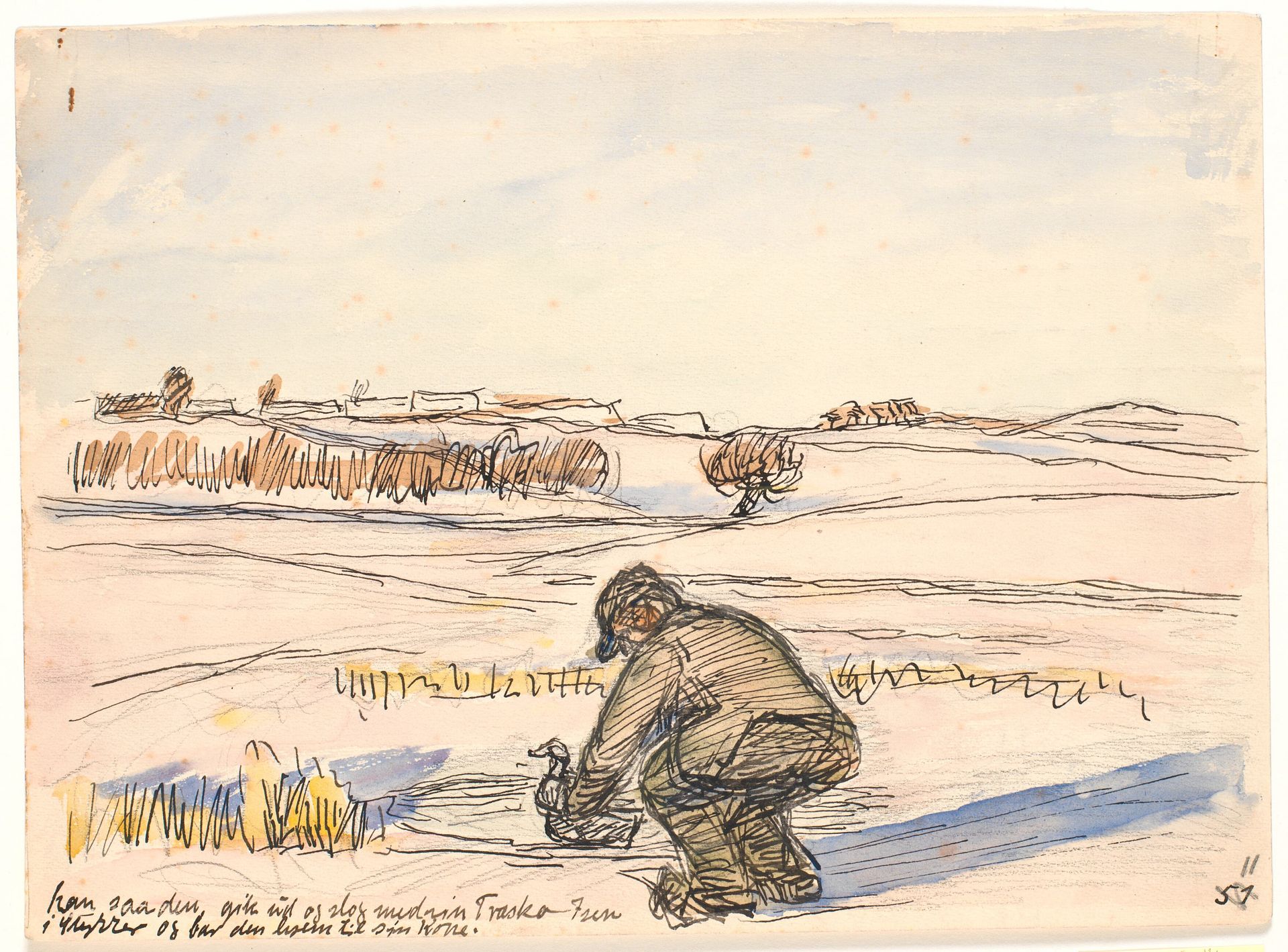 Han saa den... by Fritz Syberg