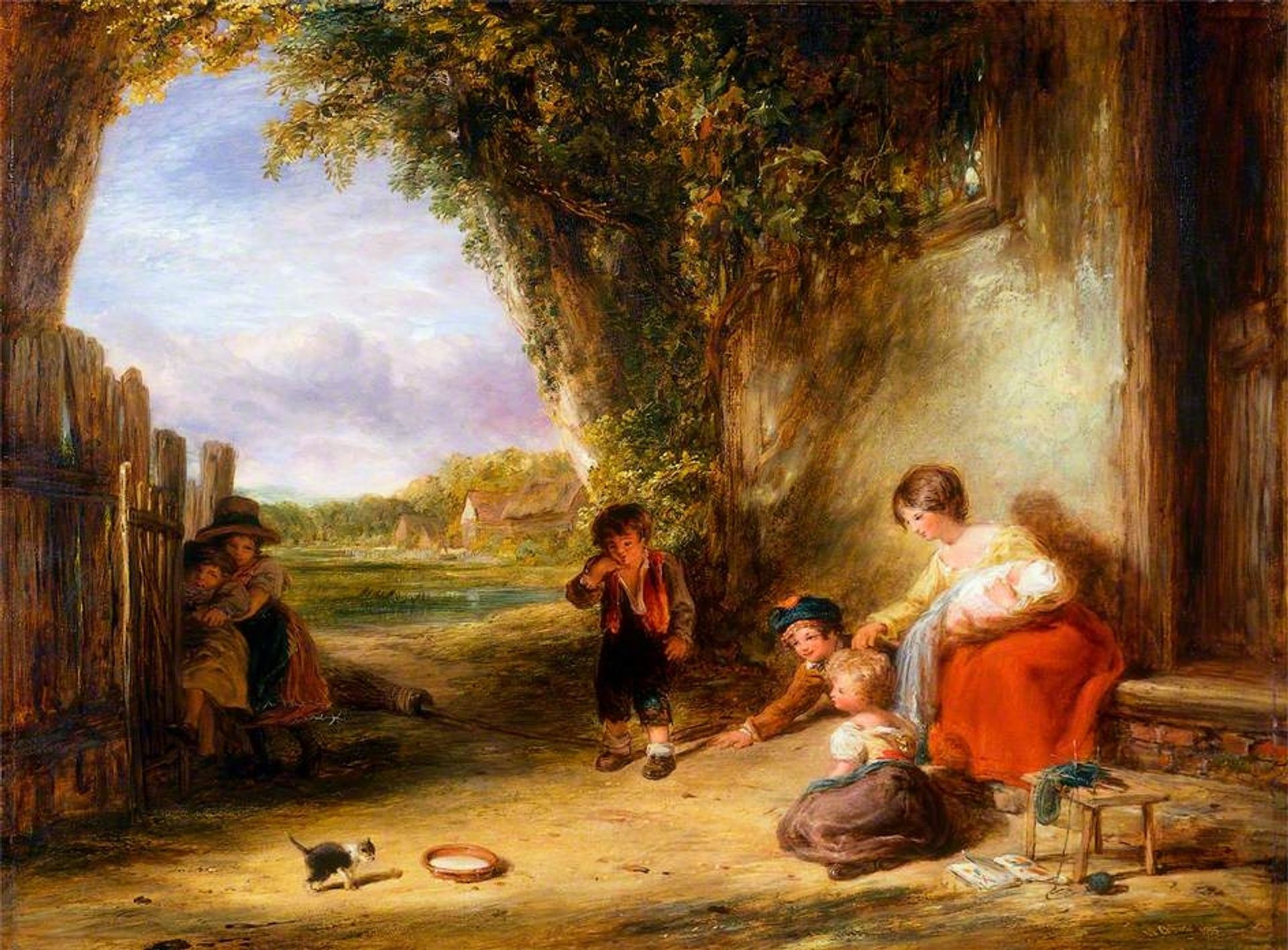 The Stray Kitten by William Collins