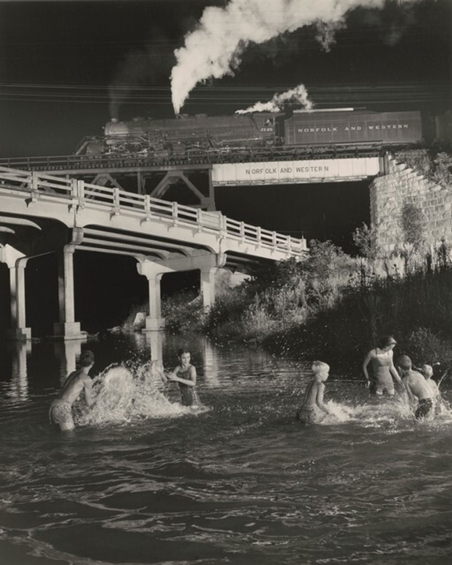 Hawksbill Creek Swimming Hole, Luray, Virginia by Ogle Winston Link