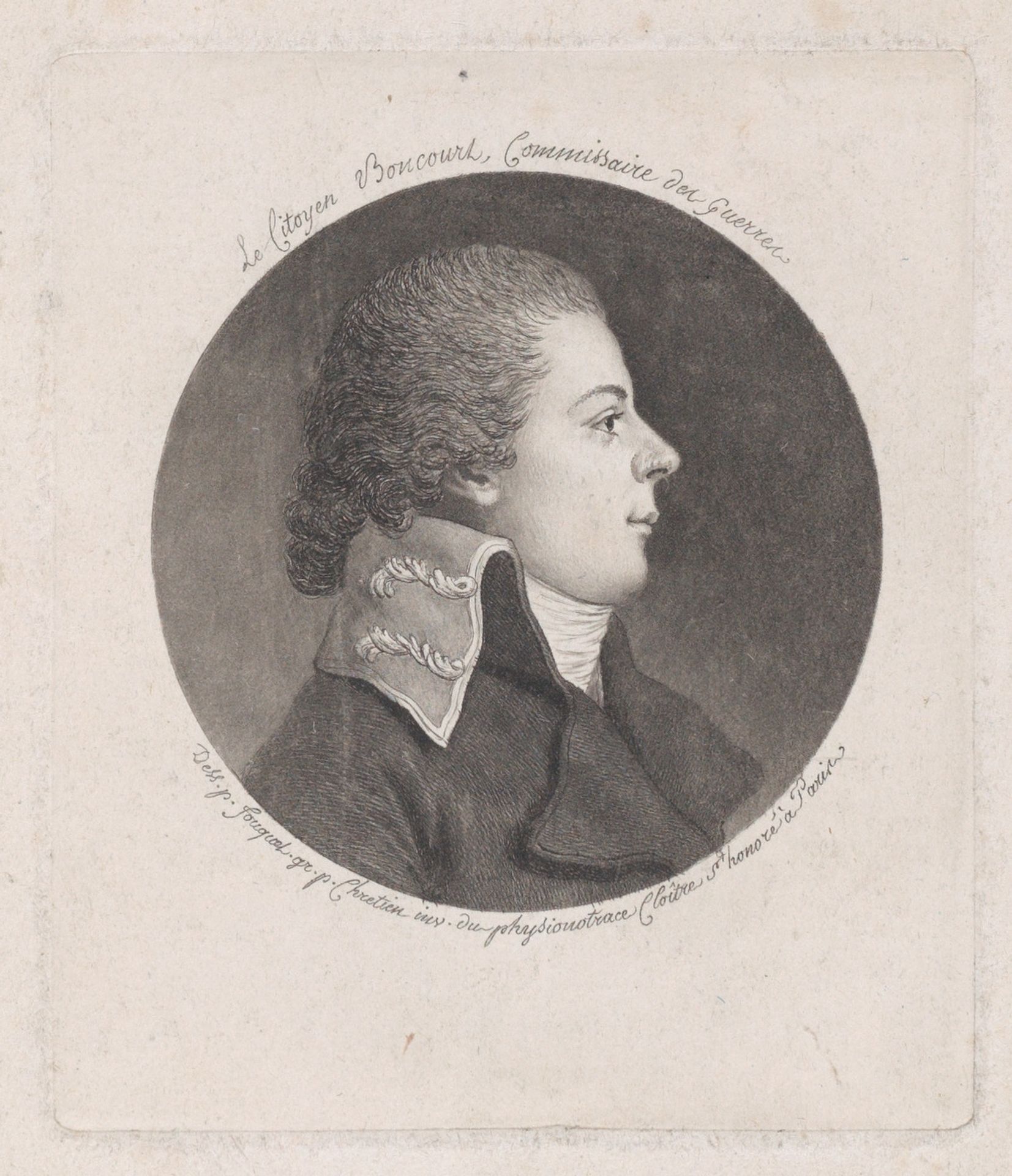 Portrait of Citoyen Boncourt by Gilles Louis Chrétien
