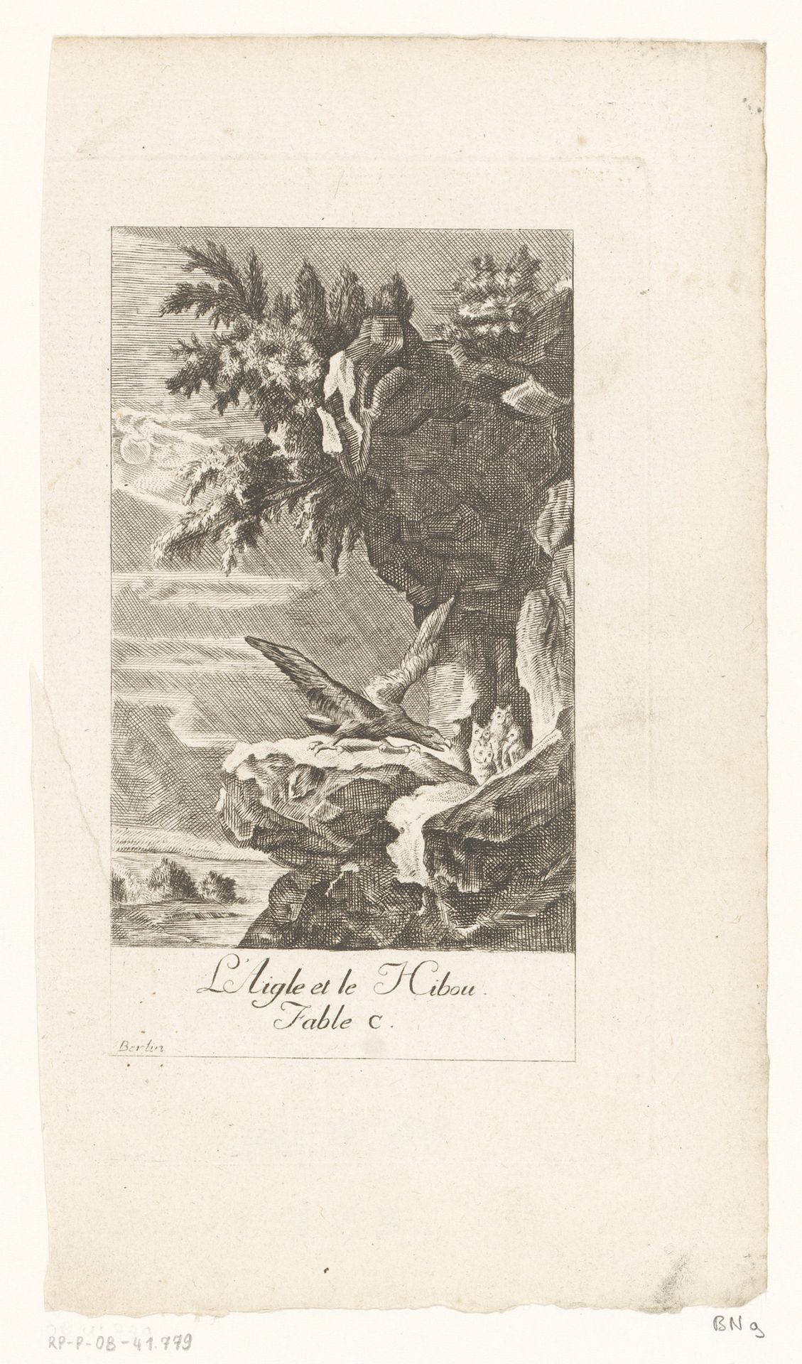 Fabel van de arend en de uil by Bertin