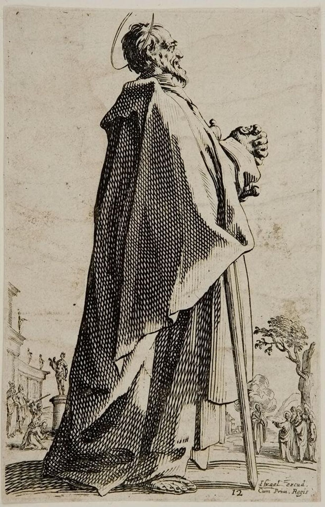 Saint Matthew by Jacques Callot