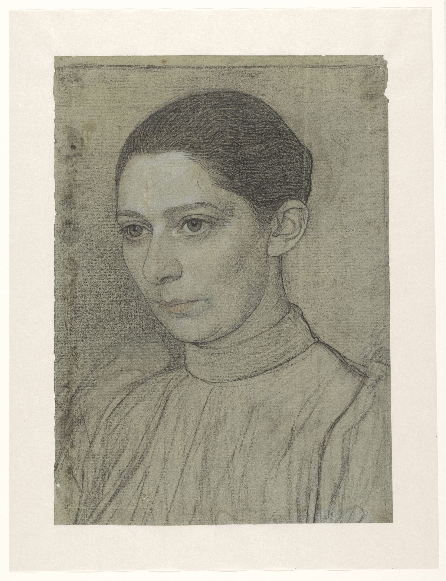 Portret van Mej. Sara de Swart by Jan Veth