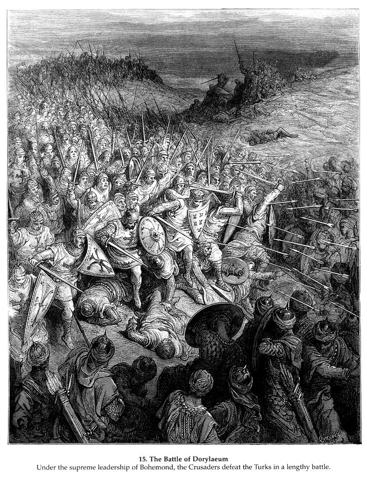The Battle of Dorylaeum by Gustave Dore