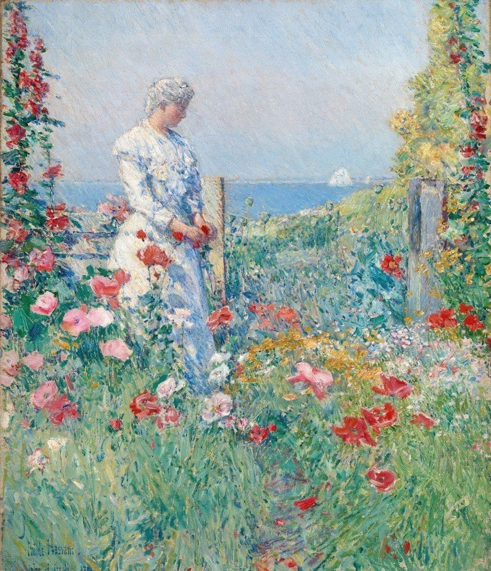 In the Garden by Childe Hassam