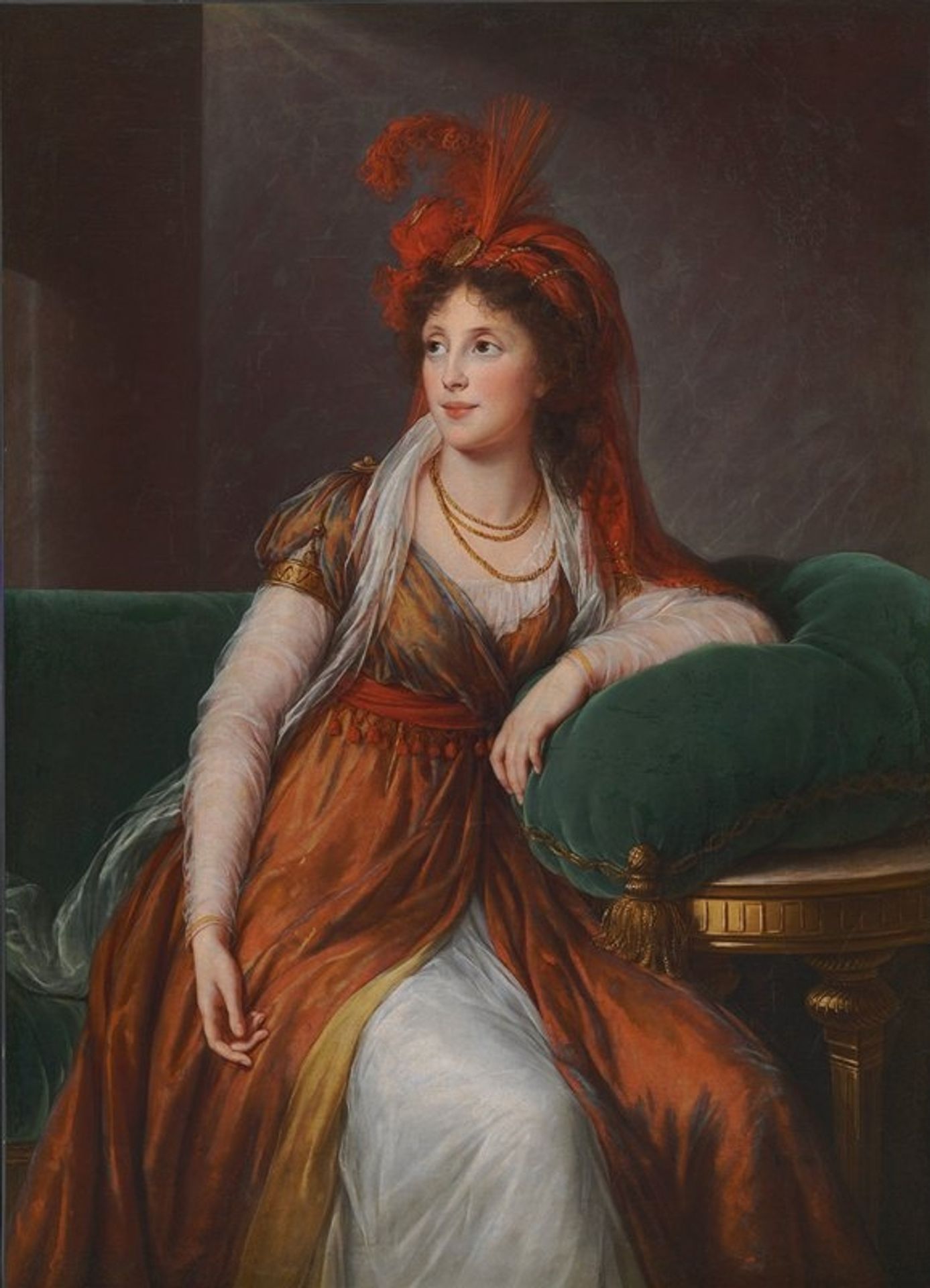 Portrait of Princess Anna Alexandrovna Galitzin by Elisabeth Louise Vigée Le Brun