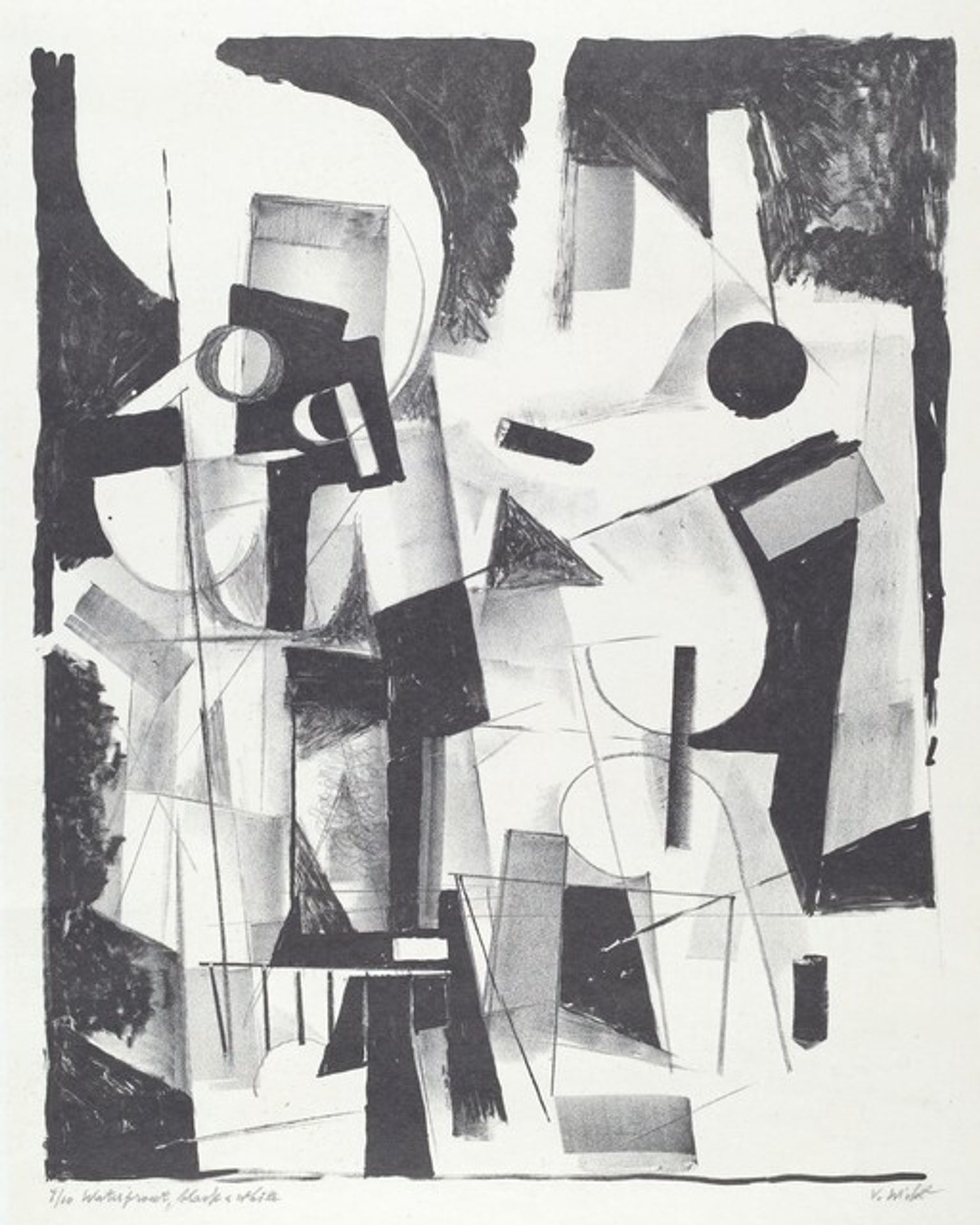 Waterfront, Black & White by John von Wicht