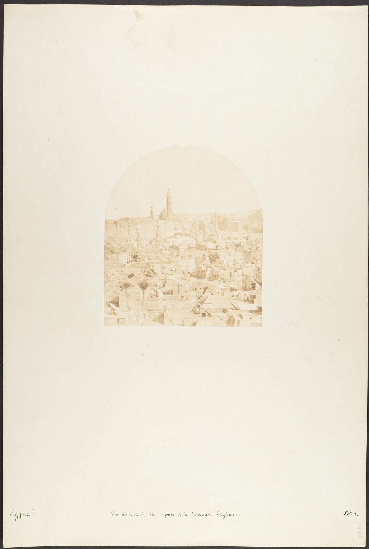Vue générale du Kaire, prise de la Mosquée Tegloun by Maxime Du Camp