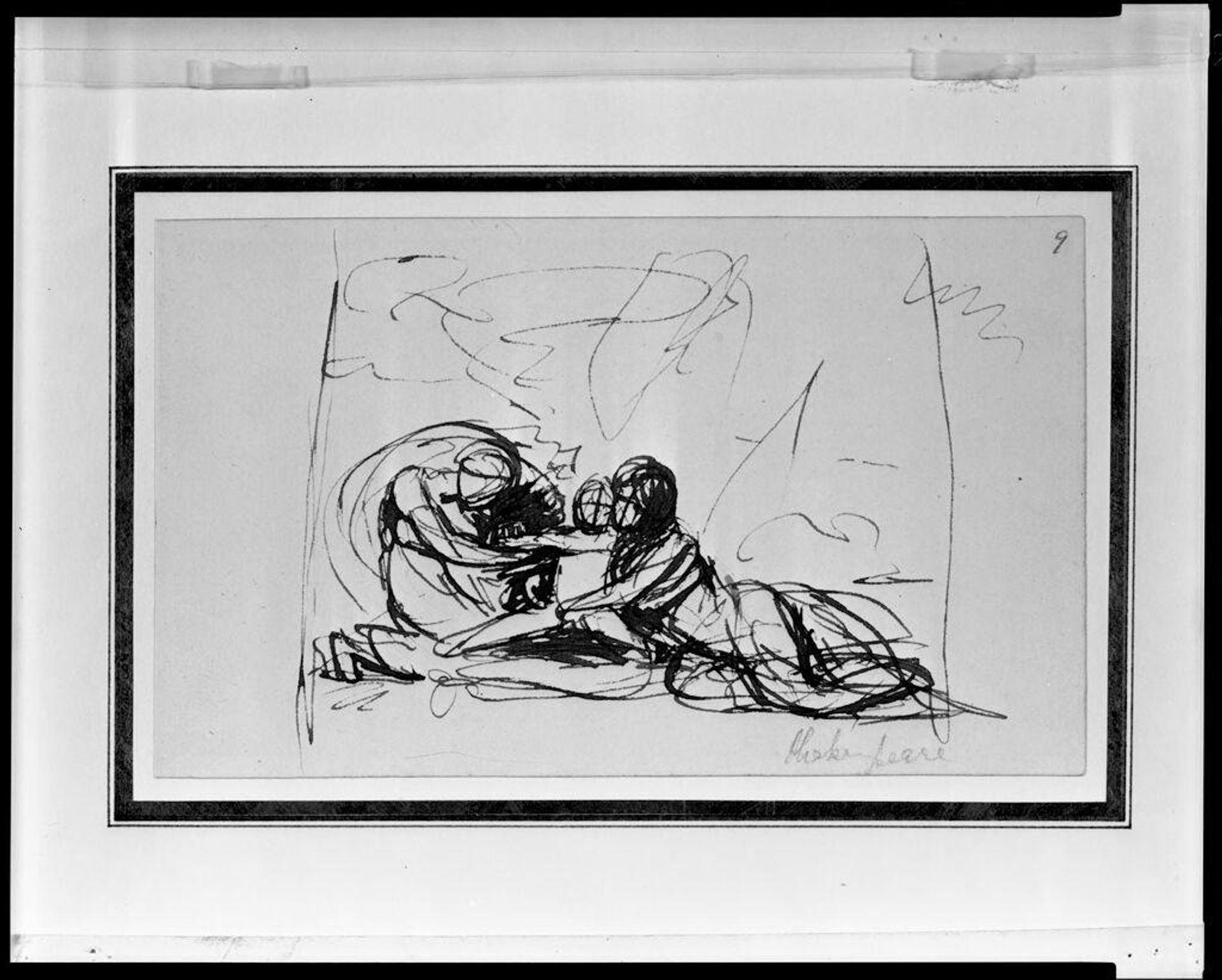 The Infant Shakespeare Nursed by Tragedy and Comedy by George Romney