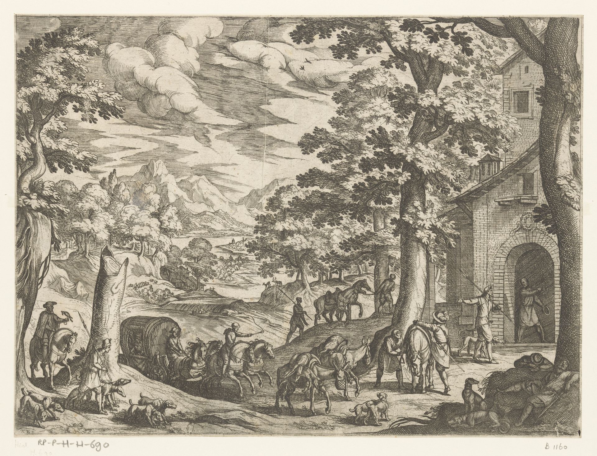 Terugkeer van de jacht by Antonio Tempesta