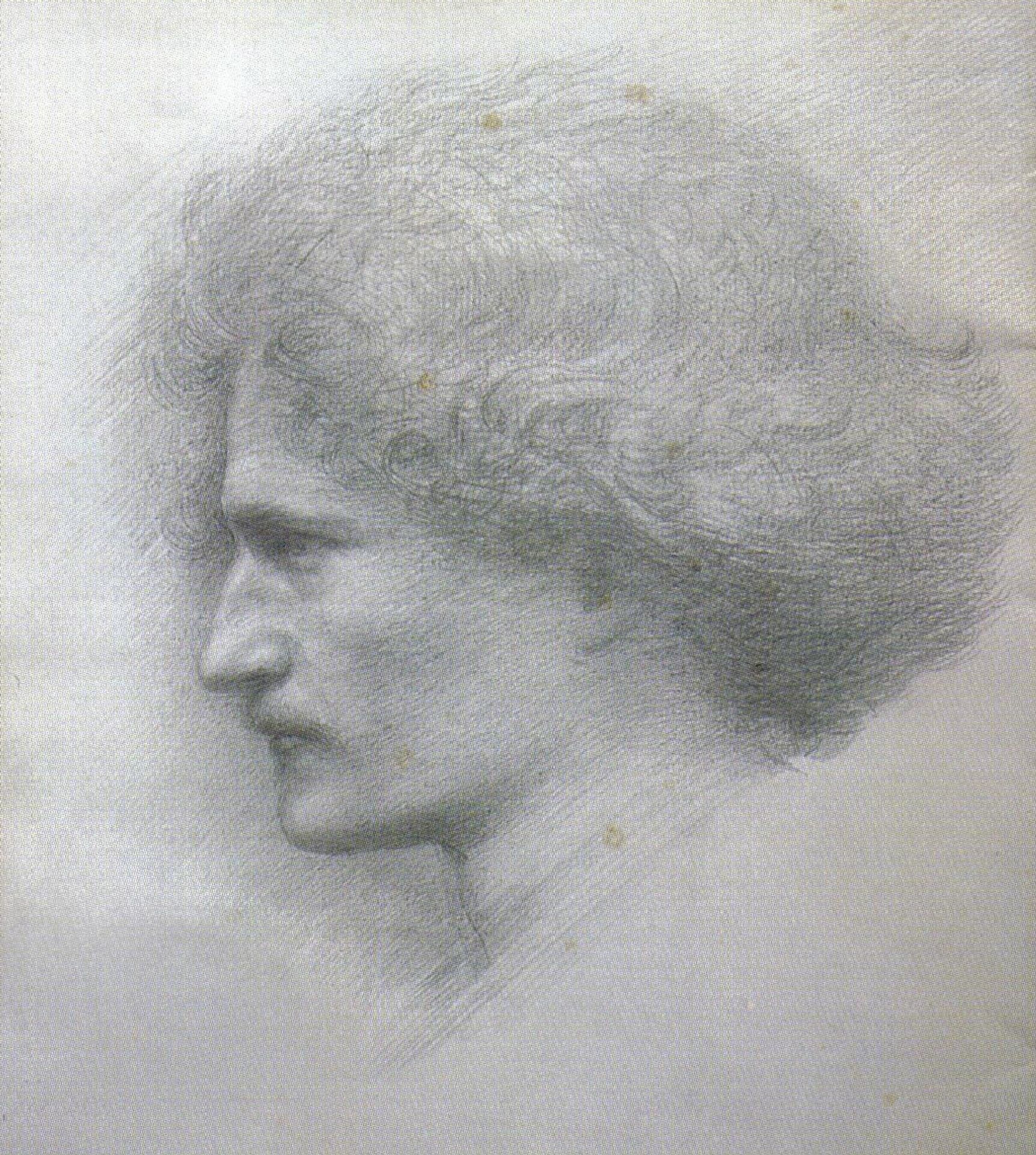 Paderewski by Edward Burne-Jones
