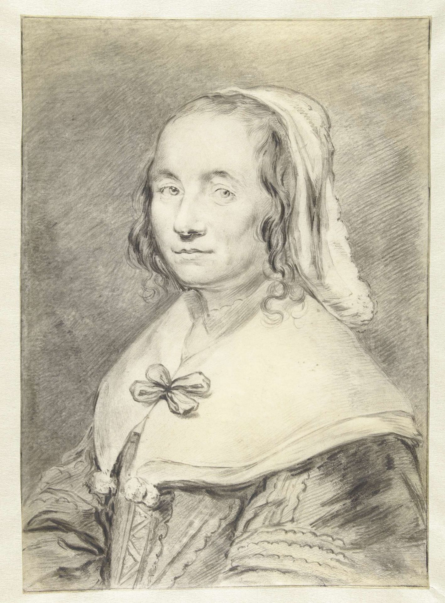Portrait of a Young Woman by Cornelis Visscher