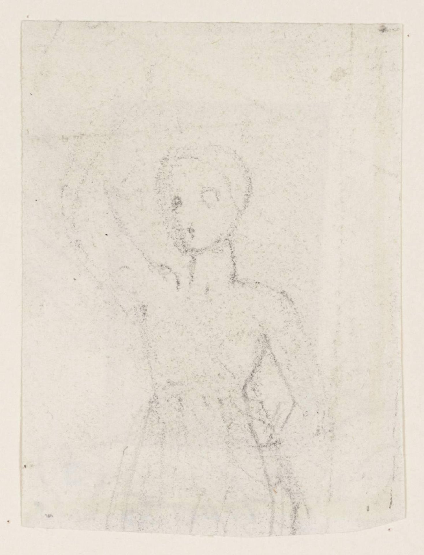 A Woman with Raised Arm, Half Length by Thomas Stothard