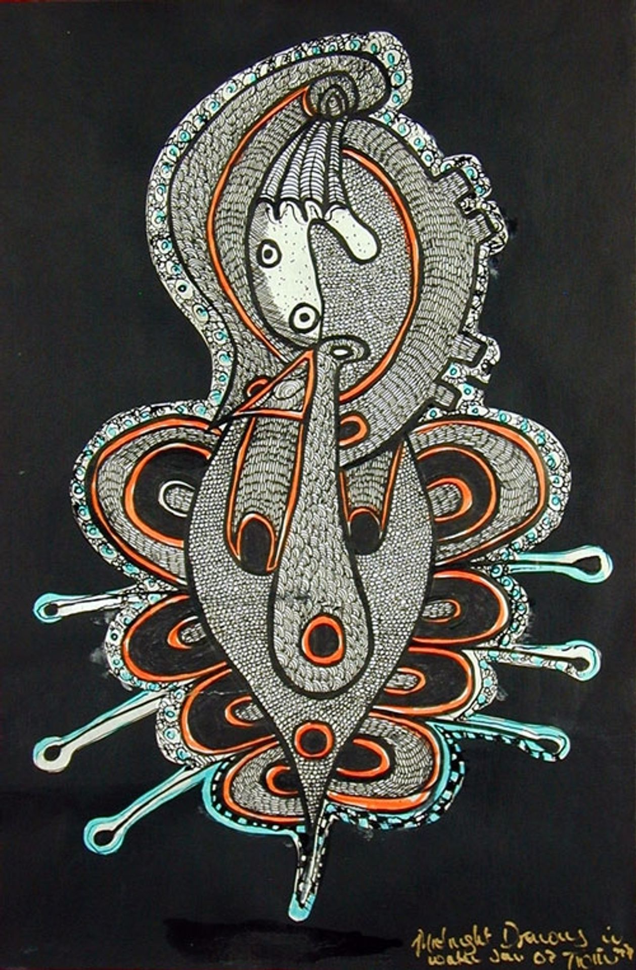 Midnight Drawing in My Mind #2 by Twins Seven Seven