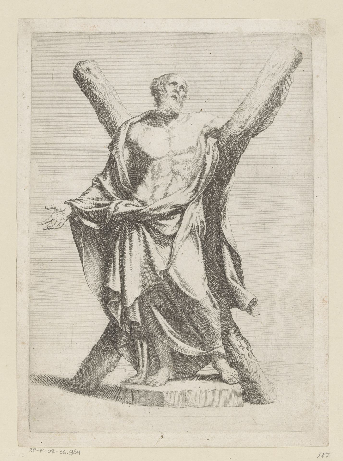 De heilige Andreas by Pietro del Po