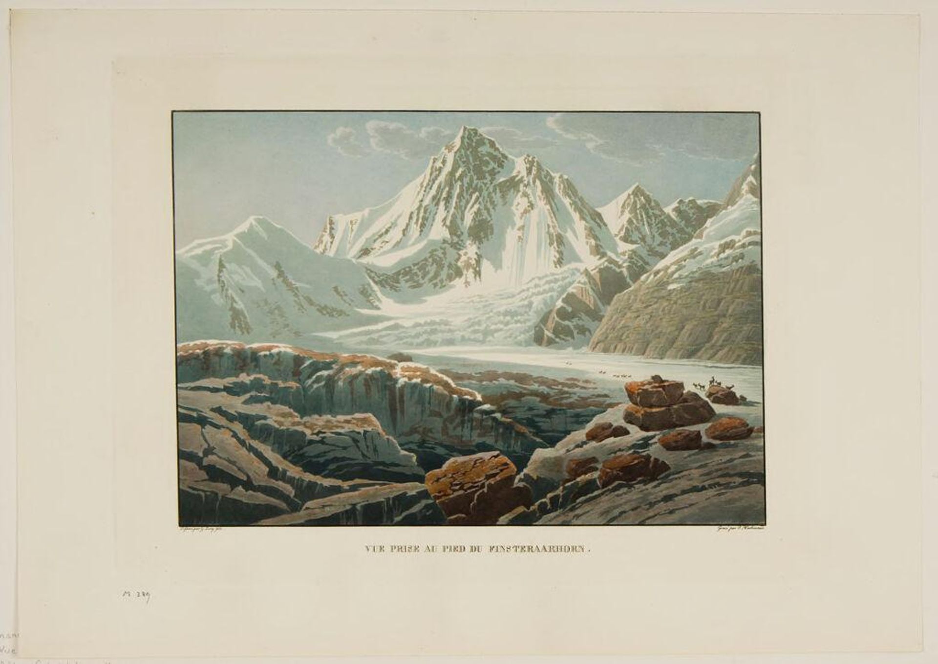 View from the Foot of the Finsteraarhorn by Johann HÃ¼rlimann