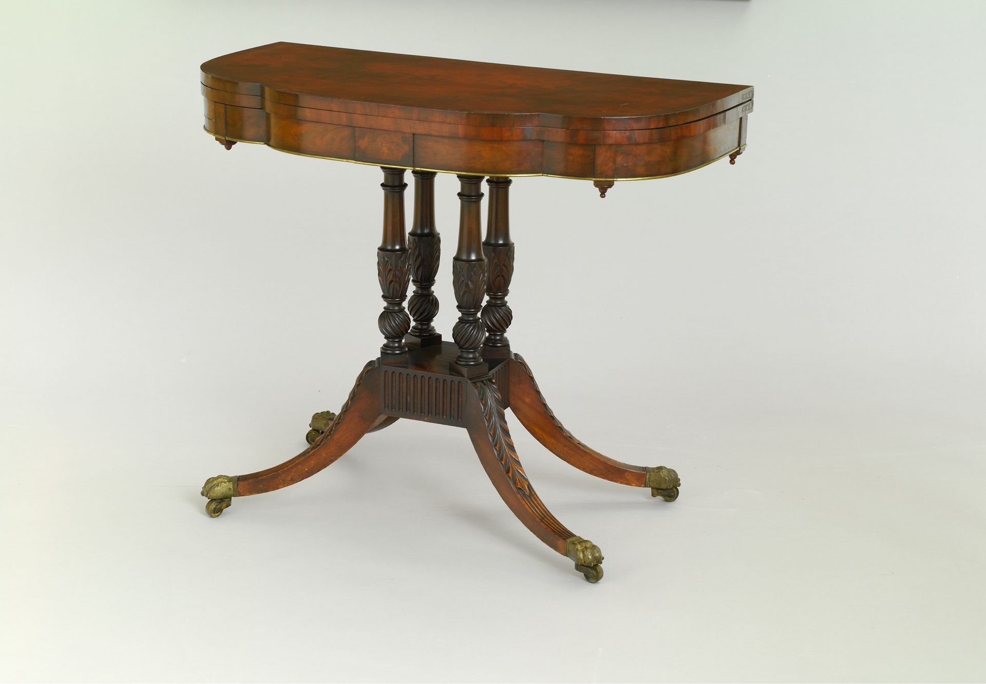 Card table by Duncan Phyfe
