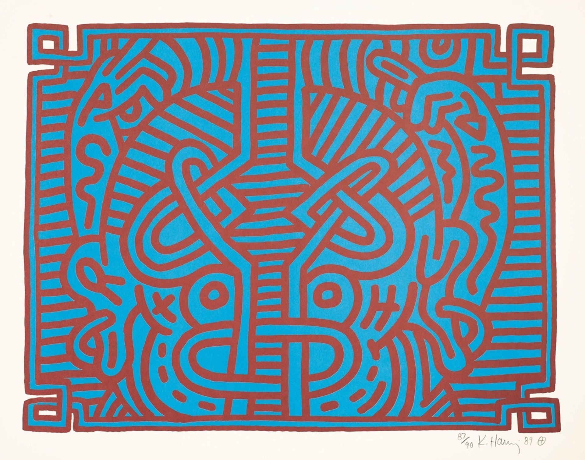 Chocolat Buddah #1 by Keith Haring