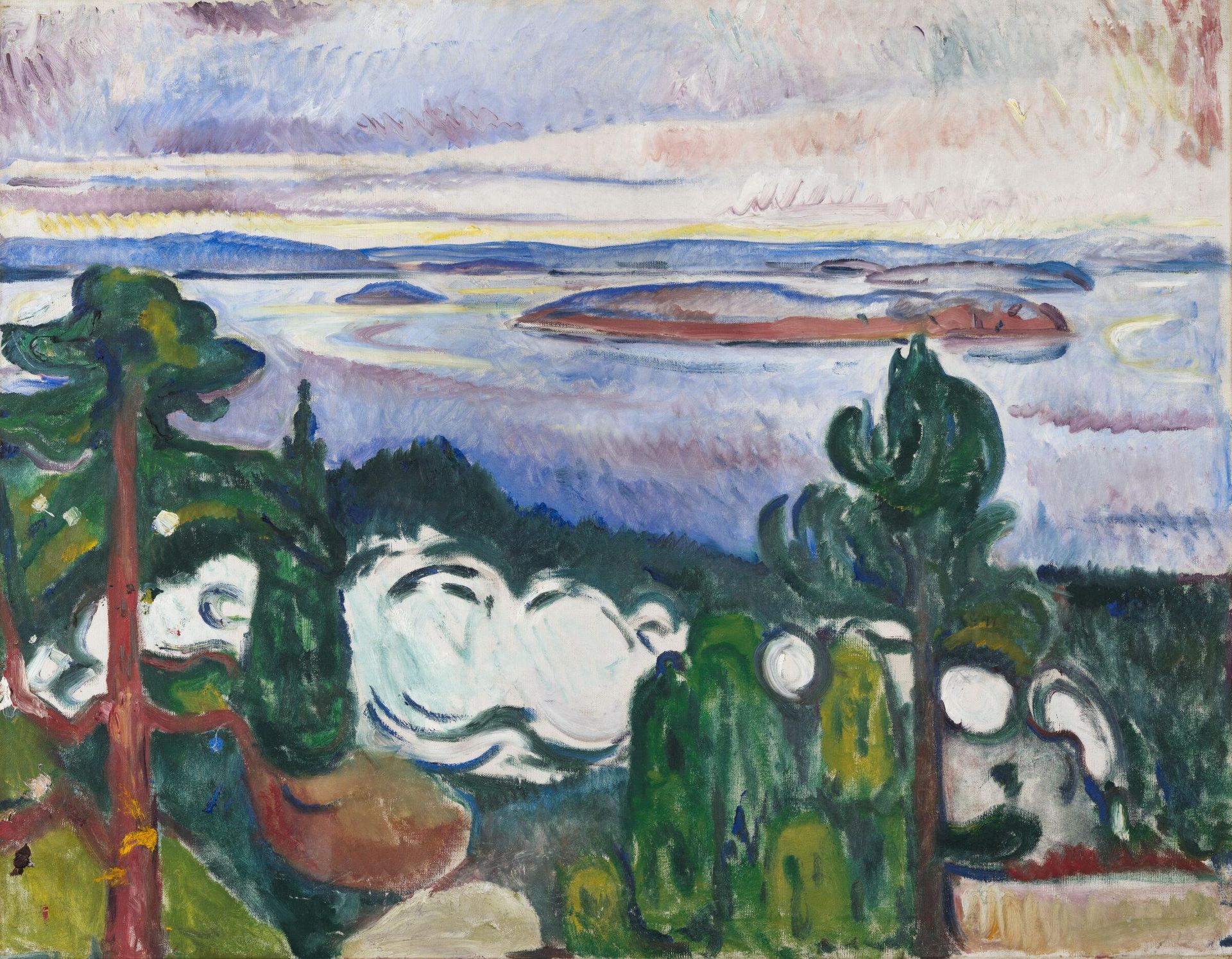 Train Smoke by Edvard Munch