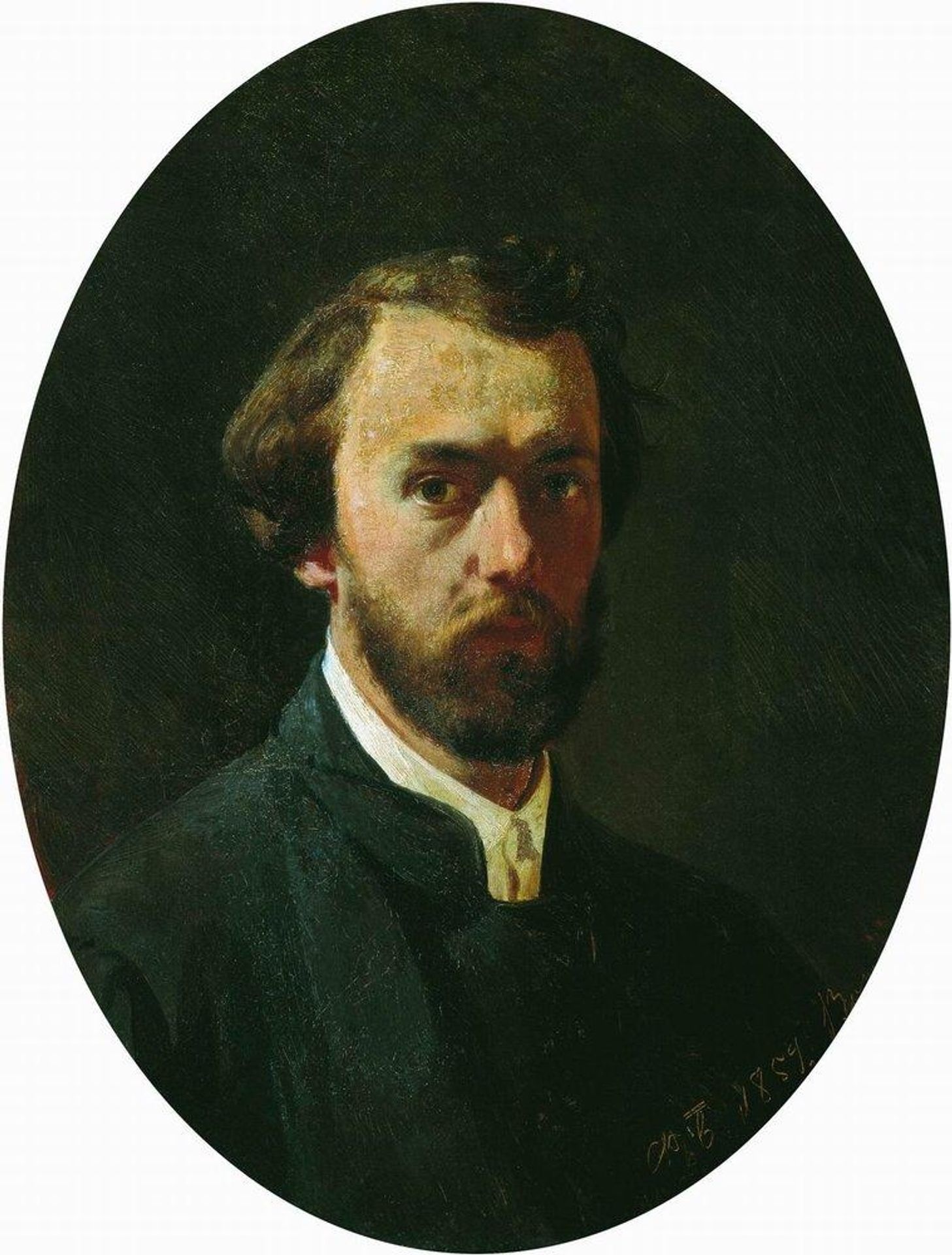 Self-portrait by Fyodor Bronnikov