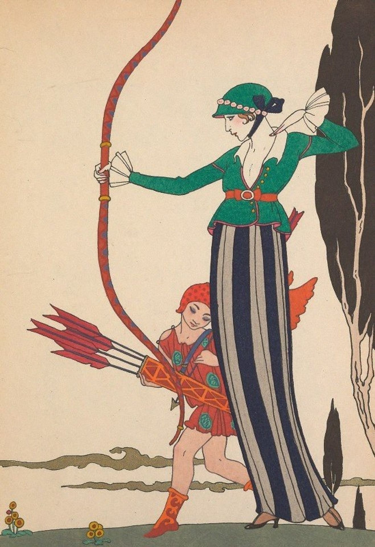 L’Arc Rouge by George Barbier