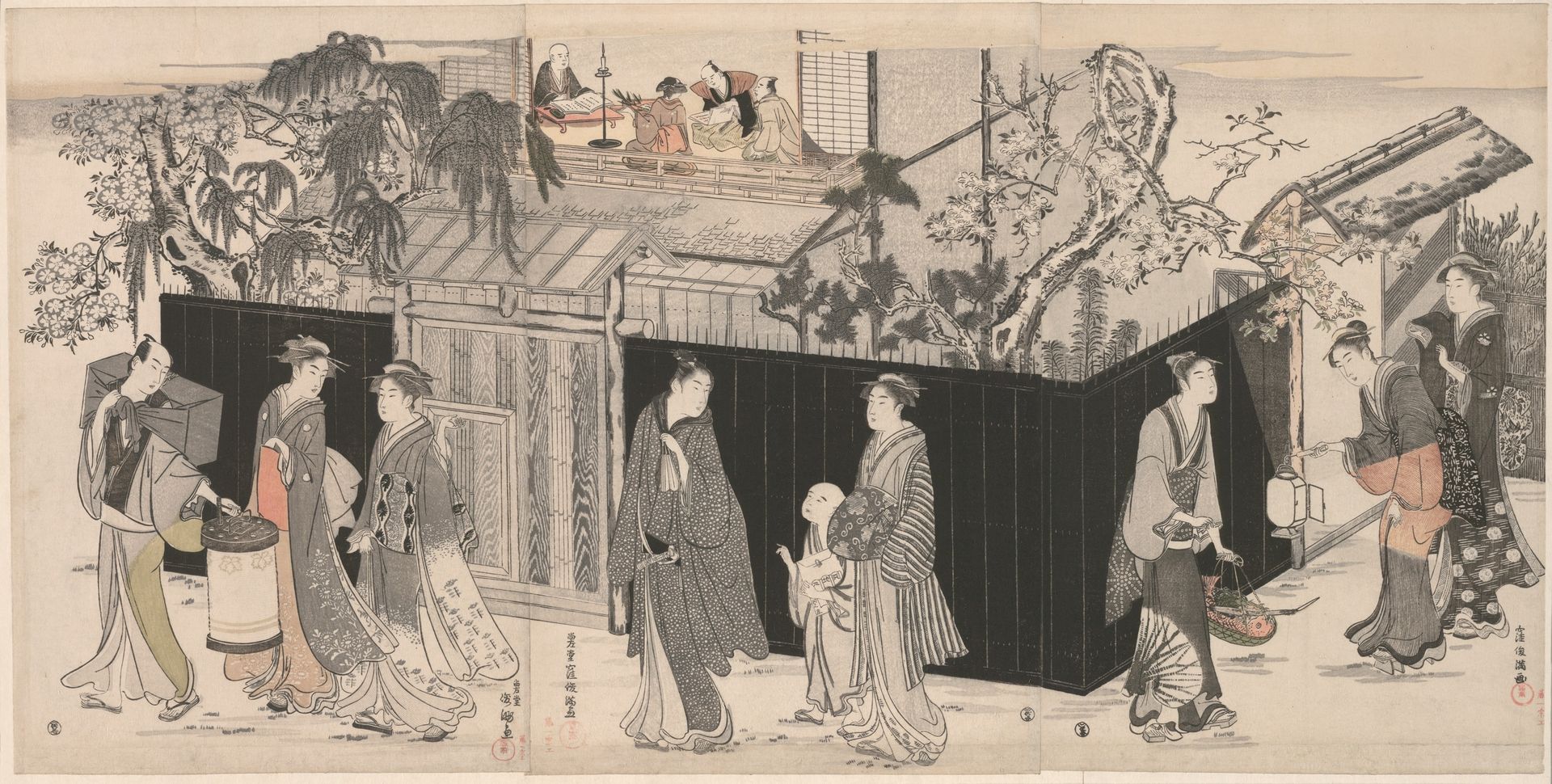 Returning from a Poetry Gathering by Kubo Shunman