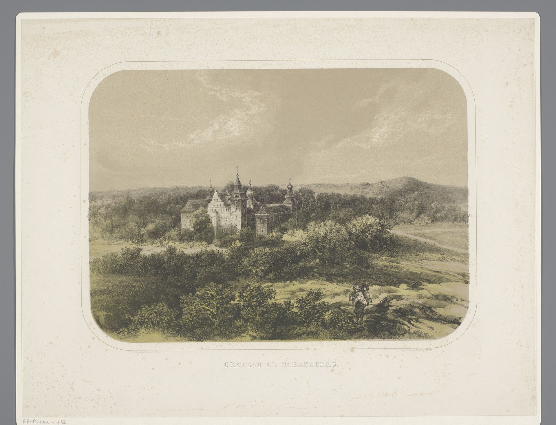 Kasteel Schaesberg by Alexander Schaepkens