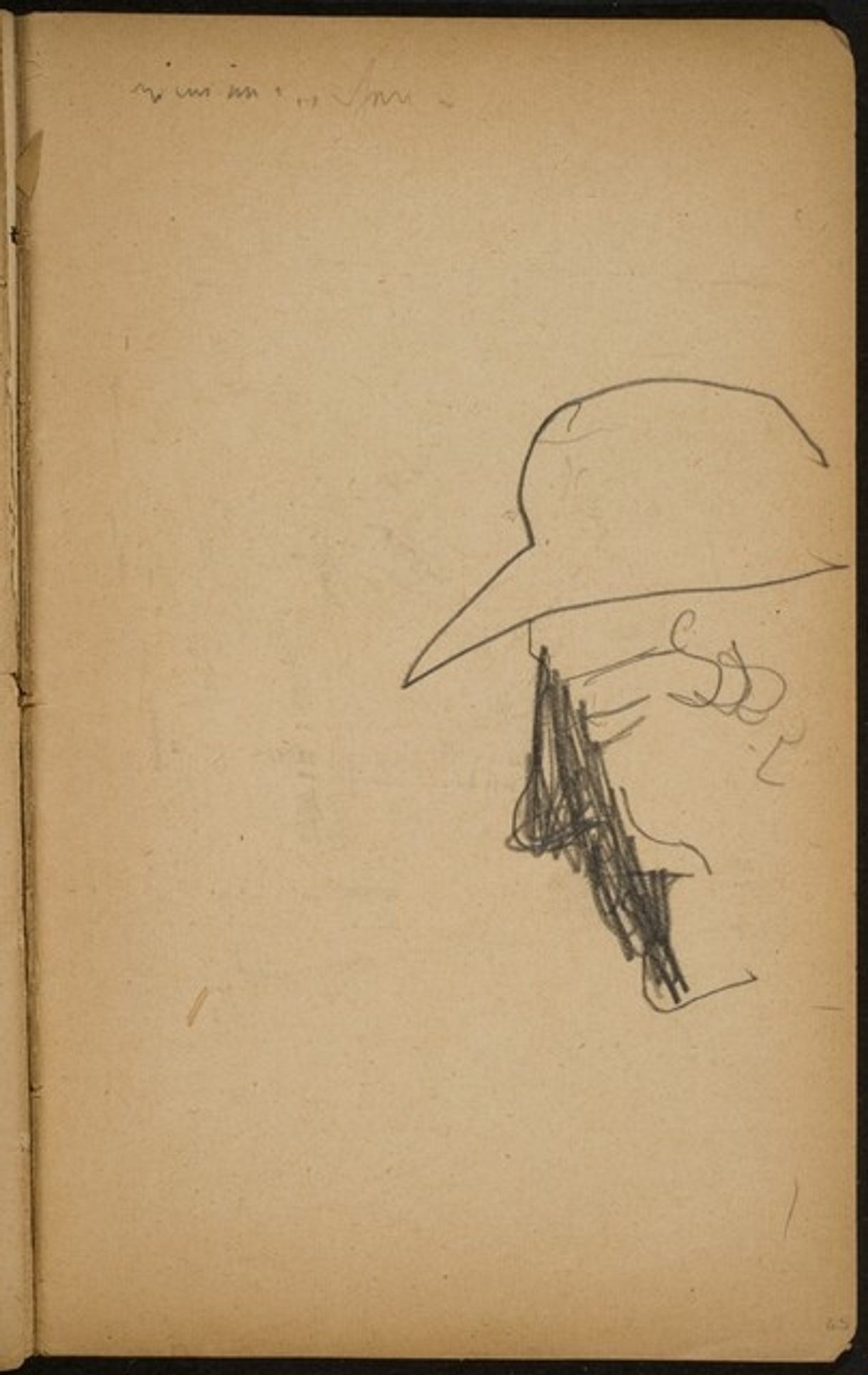 Gestalt mit erhobenem Glas (Figure with Raised Glass) [p. 65] by Max Beckmann
