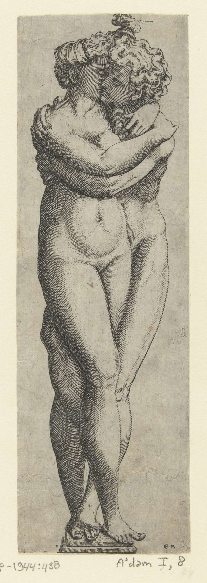 Sculptuur. Twee geliefden by Anonymous